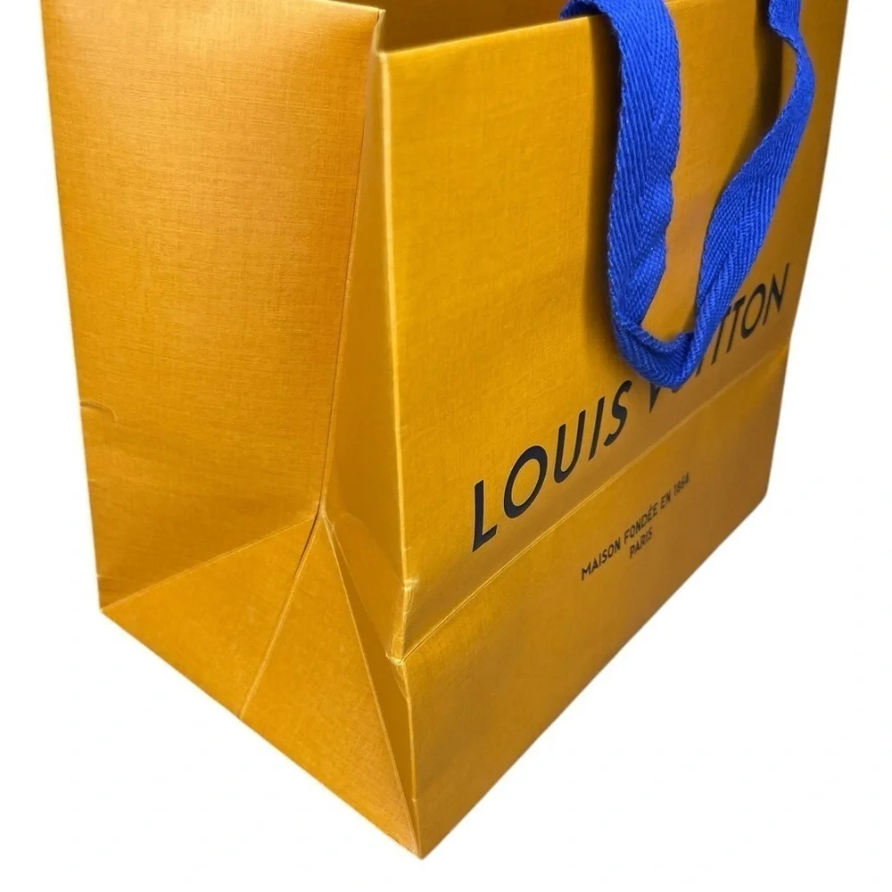 Louis Vuitton Authentic Orange Gift Bag